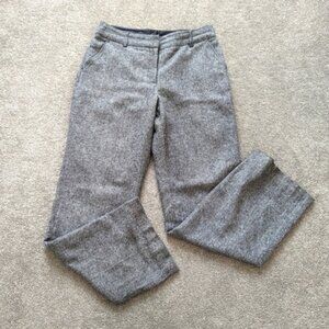 Dalia Womens Wool Gray Dress Pants Size 8 Business Casual Old Money